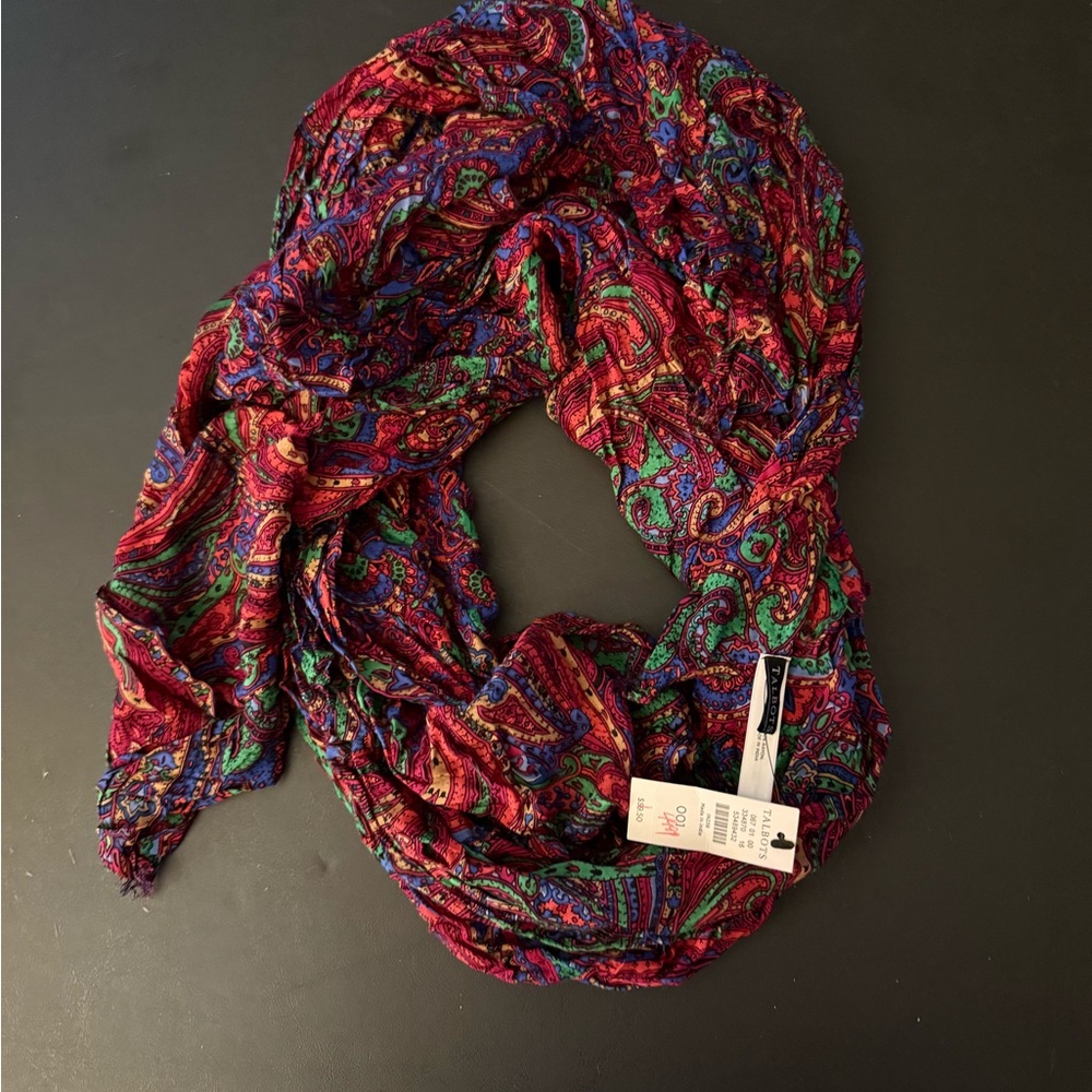 Talbots  Paisley Scarf